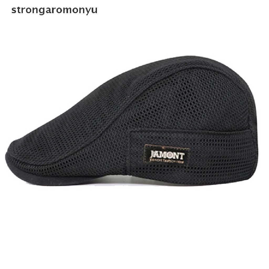 [YU] Mũ Nồi Beret Lưới Phẳng Thoáng Khí Cho Nam Ivy