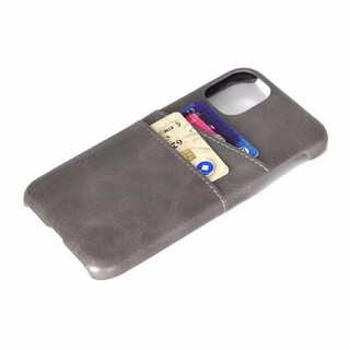 Ốp lưng Iphone 11 pro max Calf leather Card Leather TPU