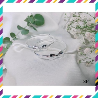 Free ship lắc nơ trơn bạc ta cho bé giá tốt