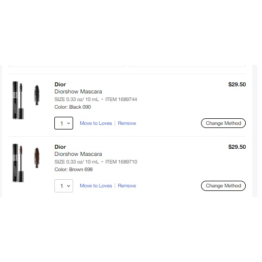 Mascara Làm Dài Và Dày Mi Diior Diiorshow Pump'N'Volume HD 090 Black Pump - 698 Nâu