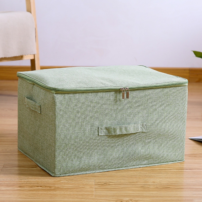 Hộp Đựng Đồ Lót / Chăn Bằng Vải Lanh Cotton Gọn Gàng Ốp