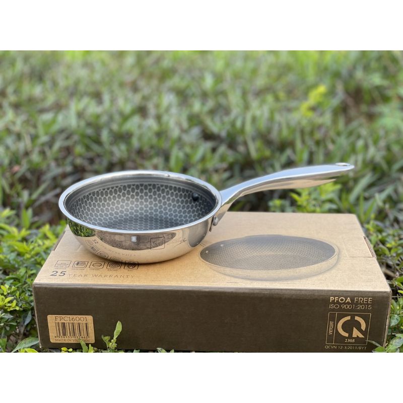 Chảo Chống Dính 3 Đáy Fivestar công nghệ Blackcube sâu lòng inox 304 cực bền