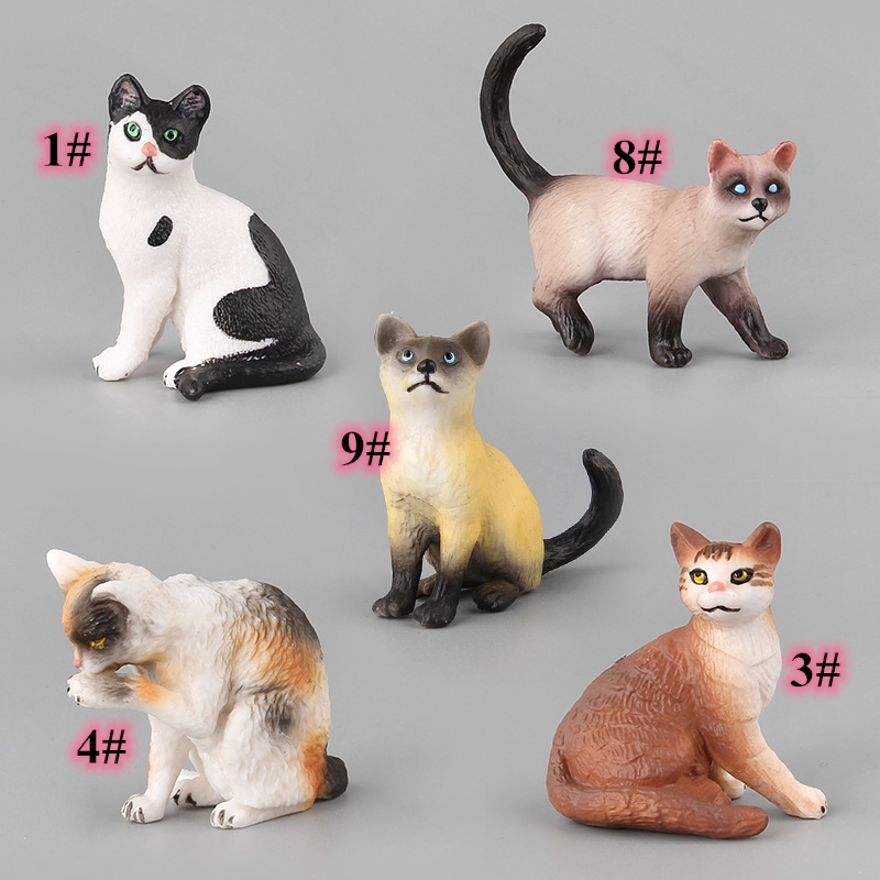 Mô hình đồ chơi GOROCK bằng nhựa kiểu dáng mèo con siêu thú vị dành cho các bé