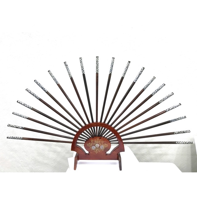 Giá Đũa HAHANCO Cắm Đũa Thờ Gỗ Tự Nhiên Hình Xẻ Quạt