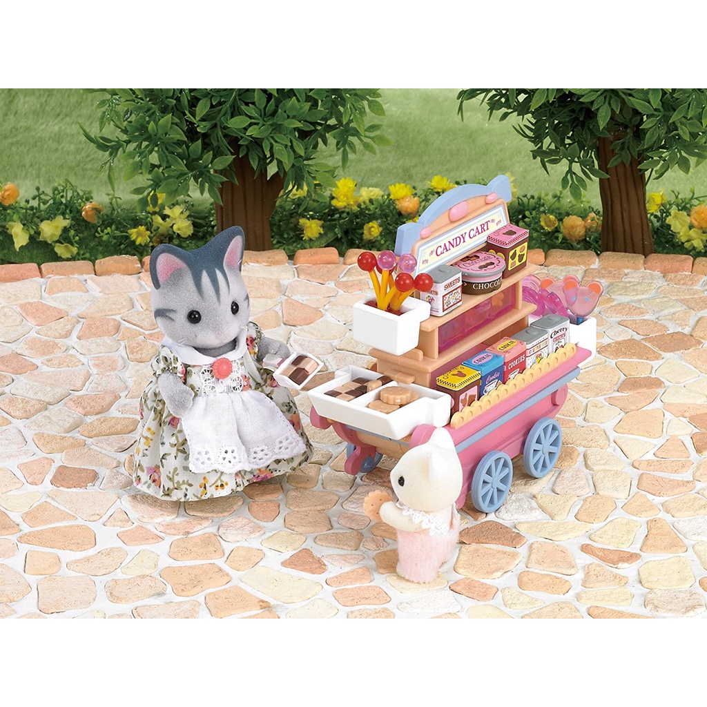 Đồ Chơi Sylvanian Families Xe Bán Kẹo Candy Cart