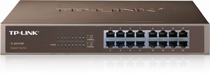 [SALE 10%] Bộ chia tín hiệu, Switch 16 Port TP-LINK TL-SG1016D