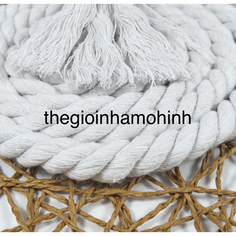 Dây thừng cotton 100% size 12mm,15mm,18mm,20mm,25mm
