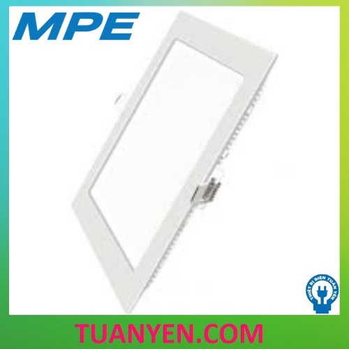 Đèn LED siêu mỏng âm trần vuông MPE 6W - 9W - 12W - 15W - 18W - 24W ánh sáng VÀNG 3200k