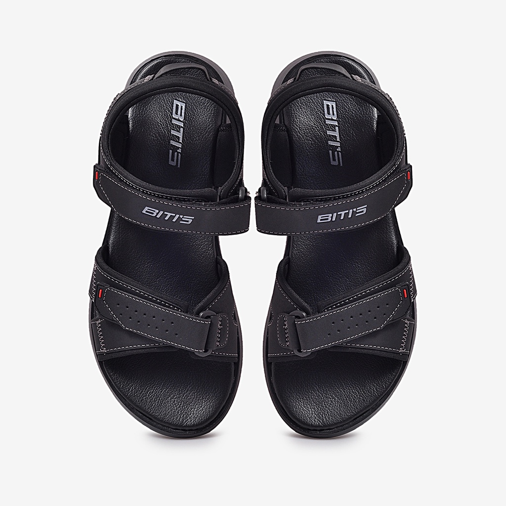 Sandal Si - PU Nam Biti's DPM032400DEN (Đen)