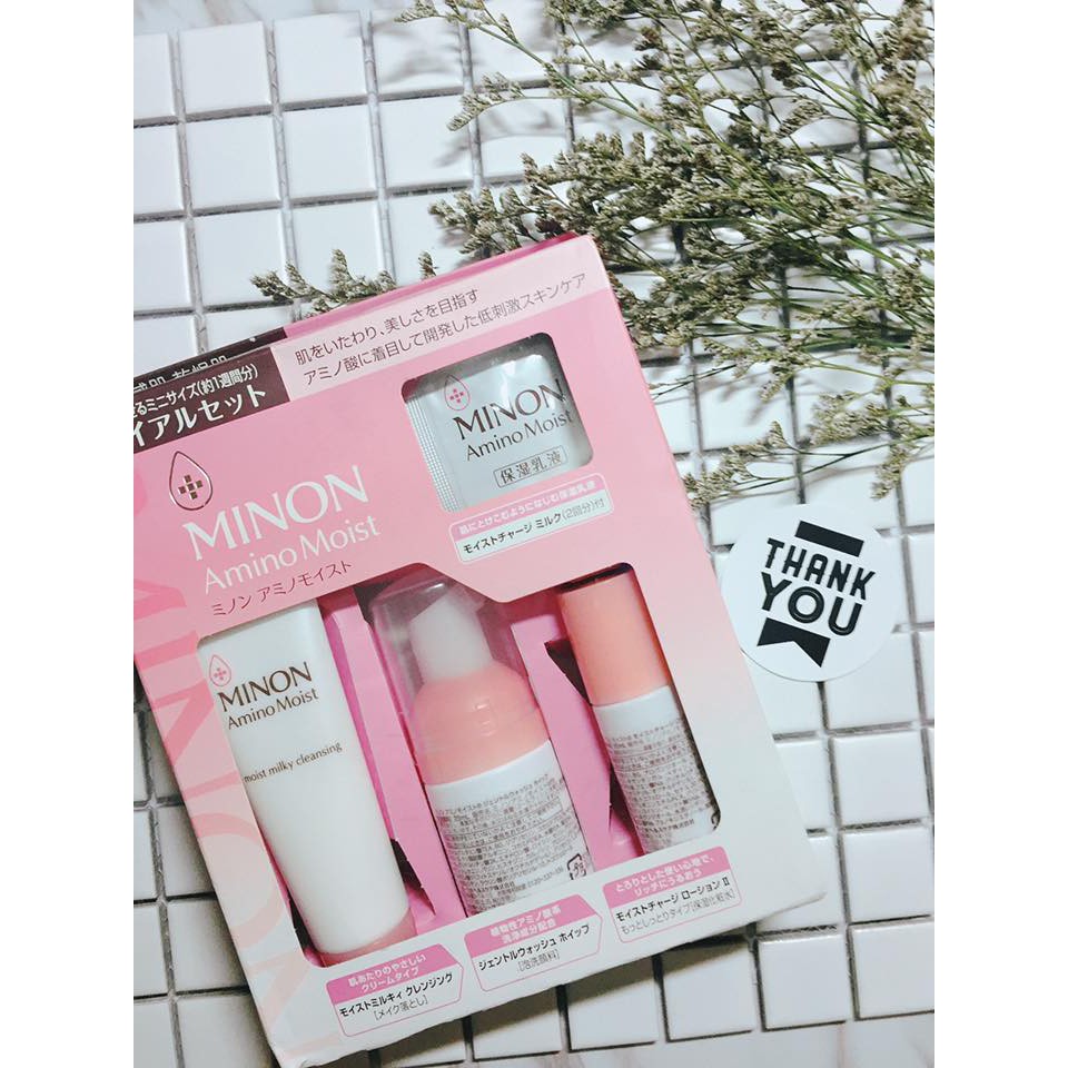 Set dưỡng da MINON Amino Moist