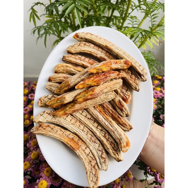 Chuối Sấy Dẻo THƠM Nguyên chất 100% 300g Không chất Bảo Quản