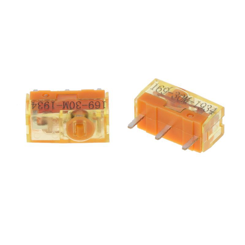 RUN♡ 2Pc TTC Dustproof Gold Mouse Micro Switch Micro Button Gold Contactor 30 Million