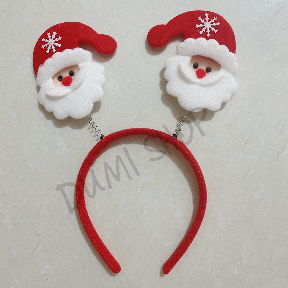 Cài Tóc Noel Xinh Xắn Ông Già Noel, Tai Tuần Lộc, Phụ Kiện Chụp Ảnh Noel - Dumi Shop