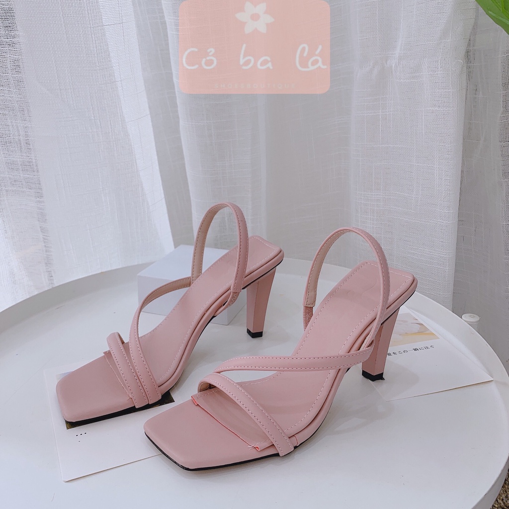 SANDAL CAO GÓT COBALASHOES - GIÀY CAO GÓT QUAI CHÉO - SANDAL QUAI MẢNH 9CM G20101100