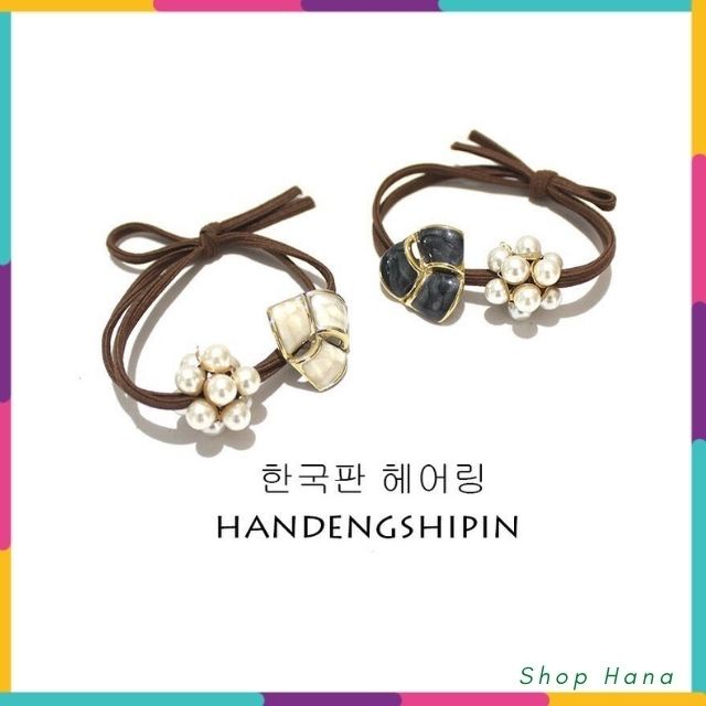 Dây thun buộc tóc đính đá thời trang phong cách Hàn Quốc dành cho nữ HNH027