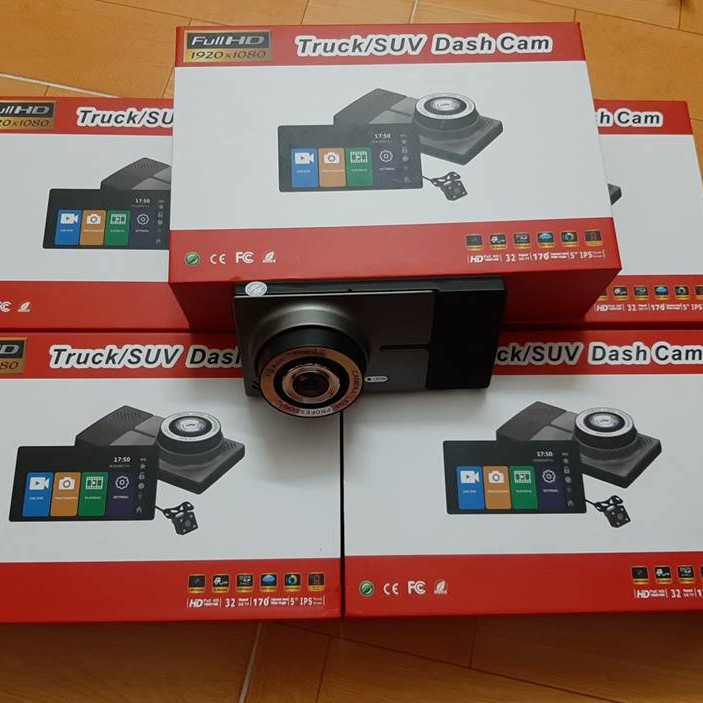 Camera hành trình xe tải Dash cam Truck ghi hình trước sau FullHD