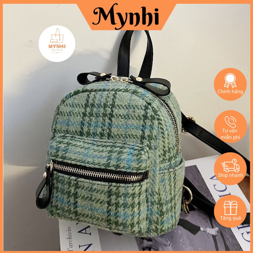 Balo Nữ Mini Phù Hợp Đi Chơi Đi Học Phong Cách Trẻ Trung SMN334
