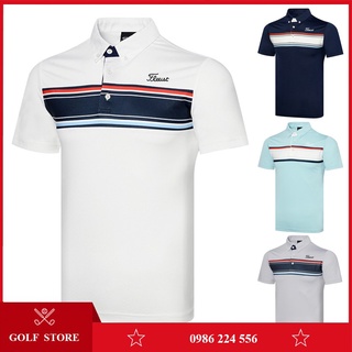 Áo đánh golf nam Titleist phông ngắn tay thoáng khí thể thao cao cấp