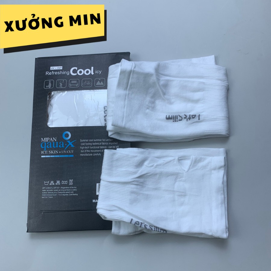 Găng tay chống nắng full box, Tất dài đeo tay nam nữ thể thao XƯỞNG MIN