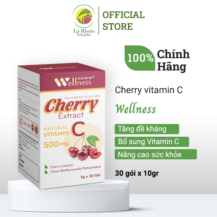 Cherry vitamin C Hỗ Trợ Tăng Cường Sức Khoẻ Nâng Cao Đề Kháng 100g BCA33