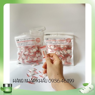 1 viên mặt nạ giấy nén miniso nhật bản