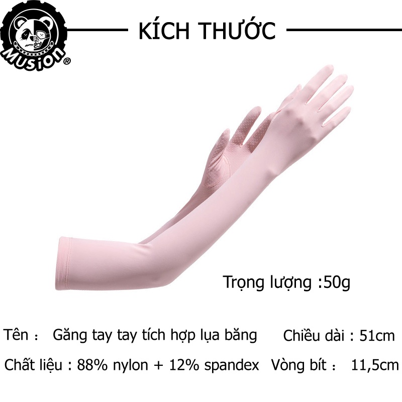 Găng tay Musion mát mẻ chuyển đổi ngón tay chống nắng UV toàn diện
