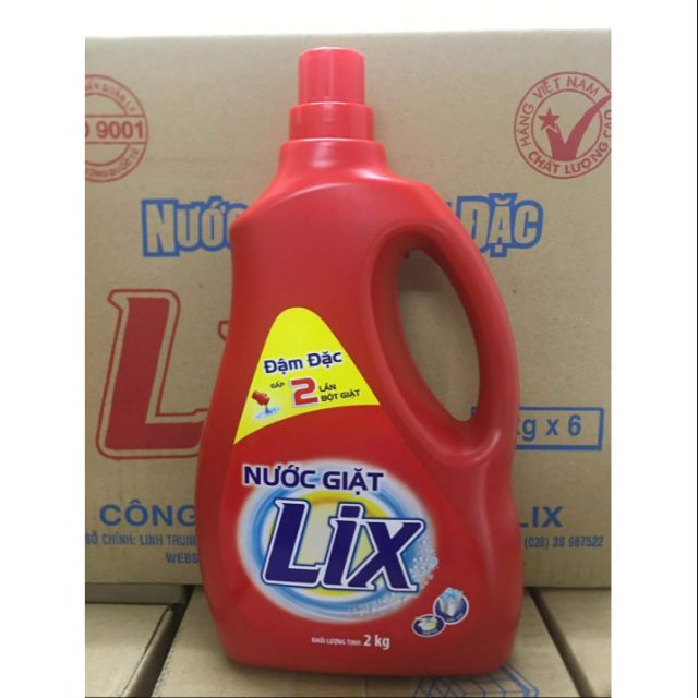 Nước giặt Lix 2kg