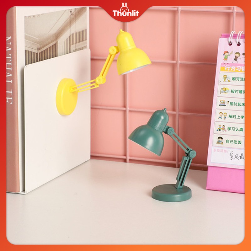 Đèn đọc sách mini Thunlit để bàn có kẹp và đế nam châm tiện dụng