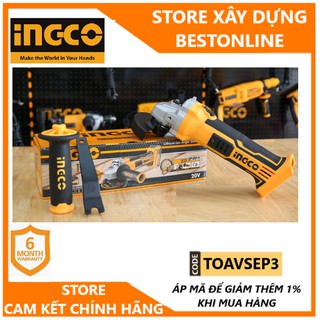 Máy mài góc dùng pin 20V Ingco CATLI1001