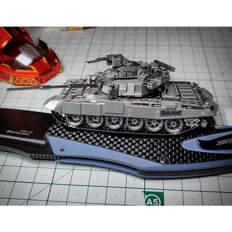 Đồ Chơi Lắp Ráp Mô Hình 3D Bằng Kim Loại Piececool Xe Tăng T-90A Của Nga