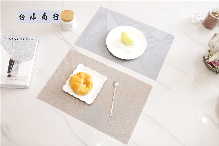 Tấm lót đĩa chống trượt Teslin cao cấp thân thiện với môi trường sáng tạo đơn giản