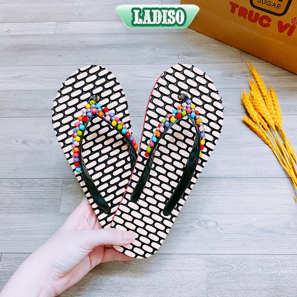 Dép kẹp nữ LADISO siêu nhẹ siêu êm siêu bền chống trơn trượt kiểu mới siêu dễ thương TT327
