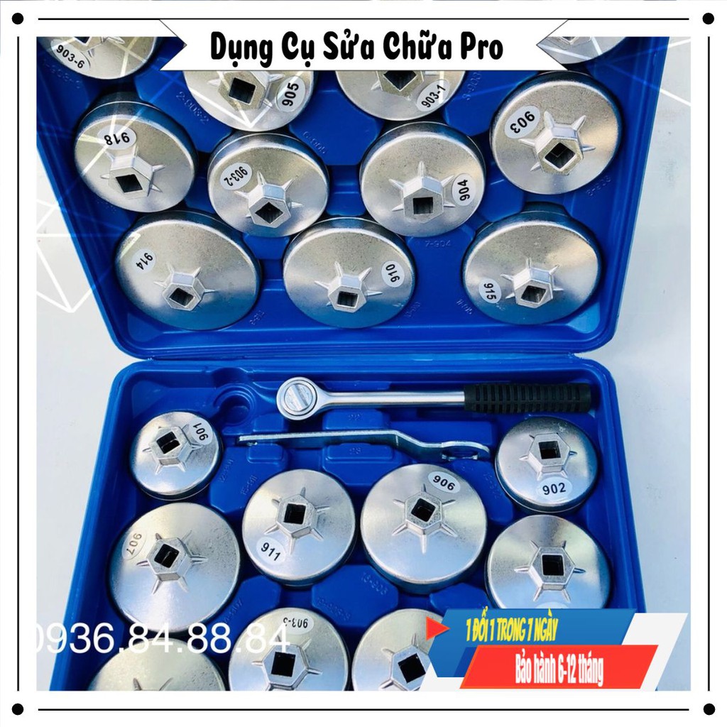 Vam tháo cốc lọc dầu cảo mở lọc dầu xe ô tô con, xe tải  23 chi tiết từ 65mm đến 101mm