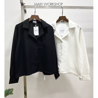 Áo sơ mi cổ vest danton shirt Maxy workshop