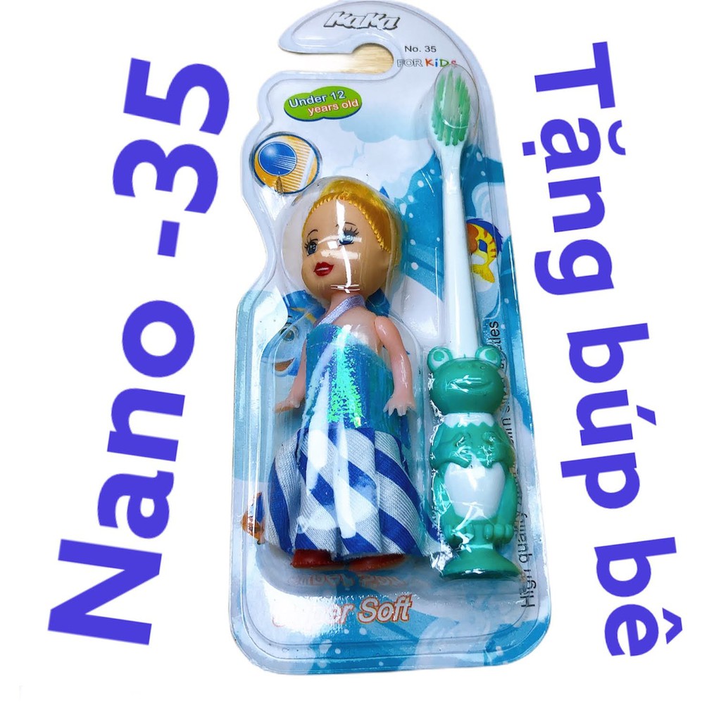 bàn chải đánh răng trẻ em tặng kèm mắt kính nano - 33