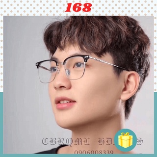 Gọng Kính Cận Nam, Titanium, Thời trang cao cấp kèm Full Box, Bảo hành 12 tháng - Kính Mắt 168