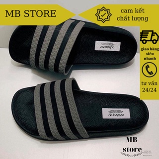 Dép nam dép nam cao cấp dép adidas 3 sọc ngang hàng chuẩn 2022