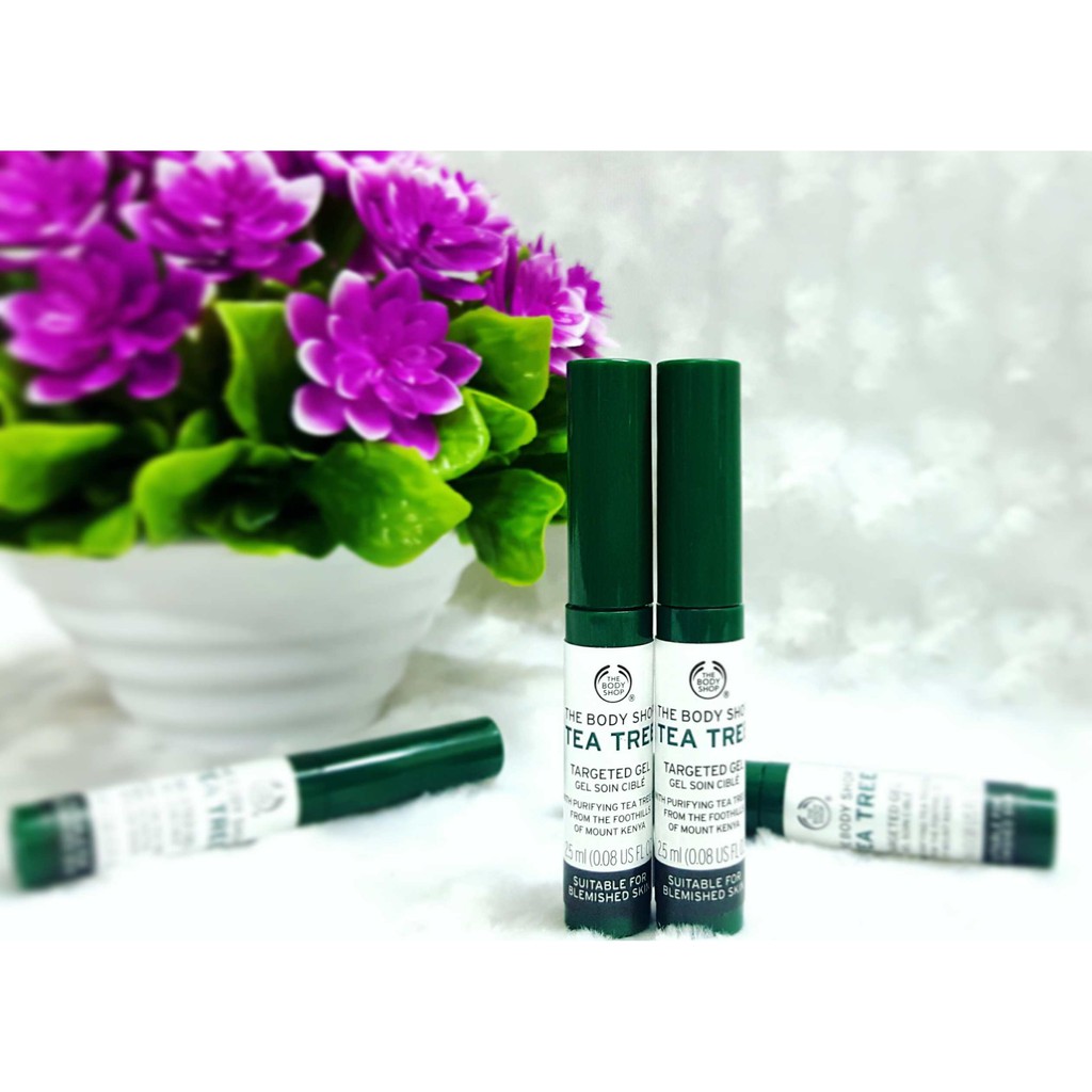 Gel chấm mụn mờ thâm Tea Tree Targeted Gel The Body Shop