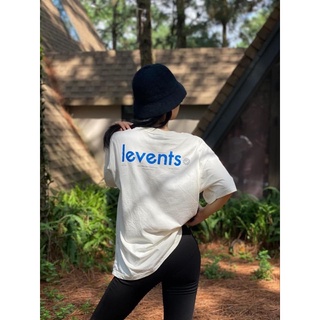 LEVENTS® POPULAR LOGO TEE CREAM/ BLUE (BEST SELLER CỦA BST POPULAR)