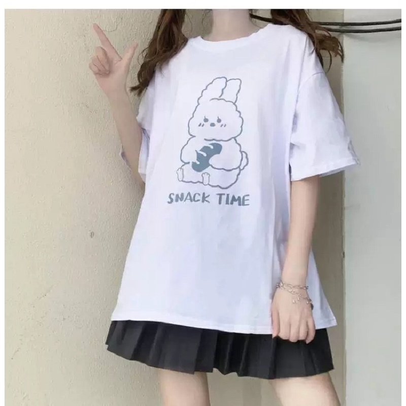 Áo Tun Nữ Form Rộng Hình Thỏ SNAK TIME  - ĐĂNG QUANG CLOTHER