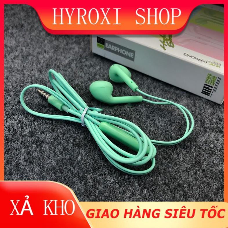 Tai nghe nhét tai có Mic nghe nhạc dành cho điện thoại Android samsung iPhone xiaomi chống ồn giá rẻ U19 HYROXISHOP