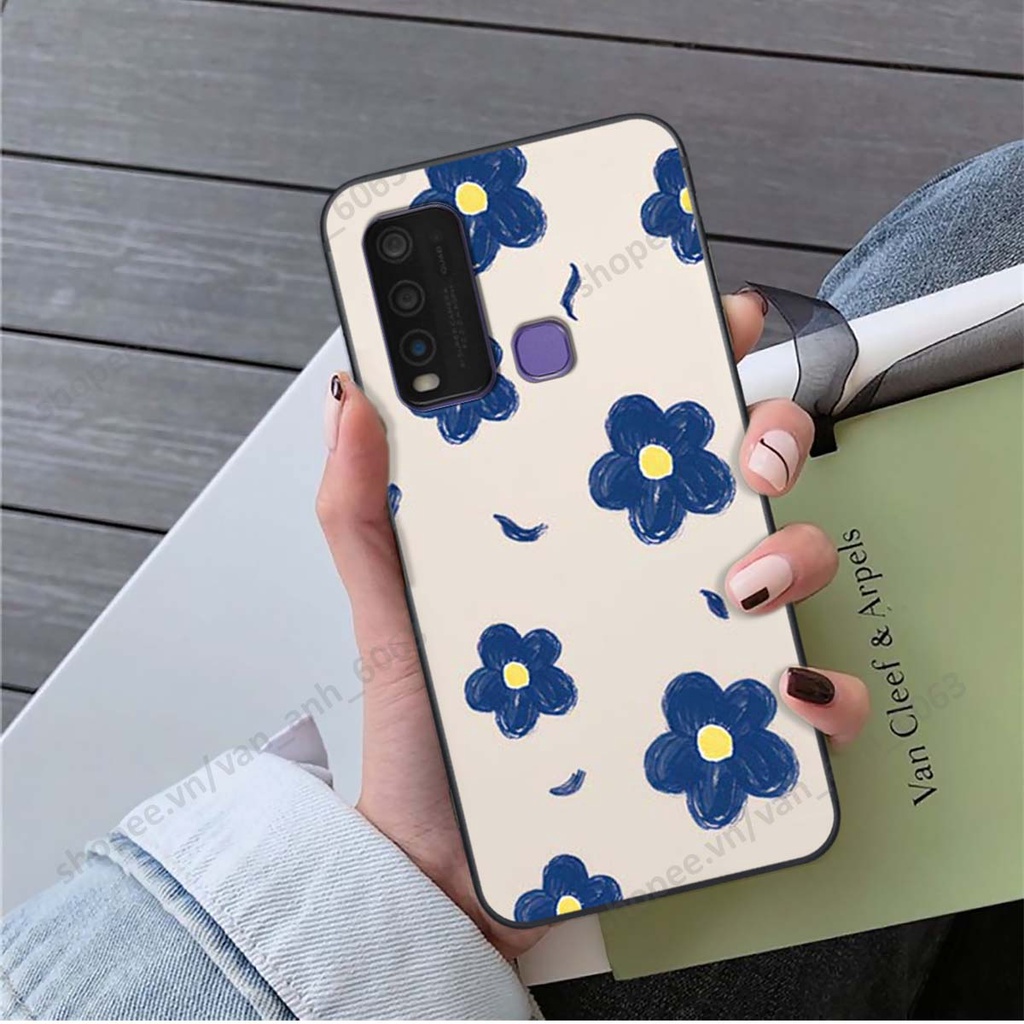 Ốp lưng Vivo Y30 / Y50 in hình hoa, gấu rich bear nghệ thuật, thời trang