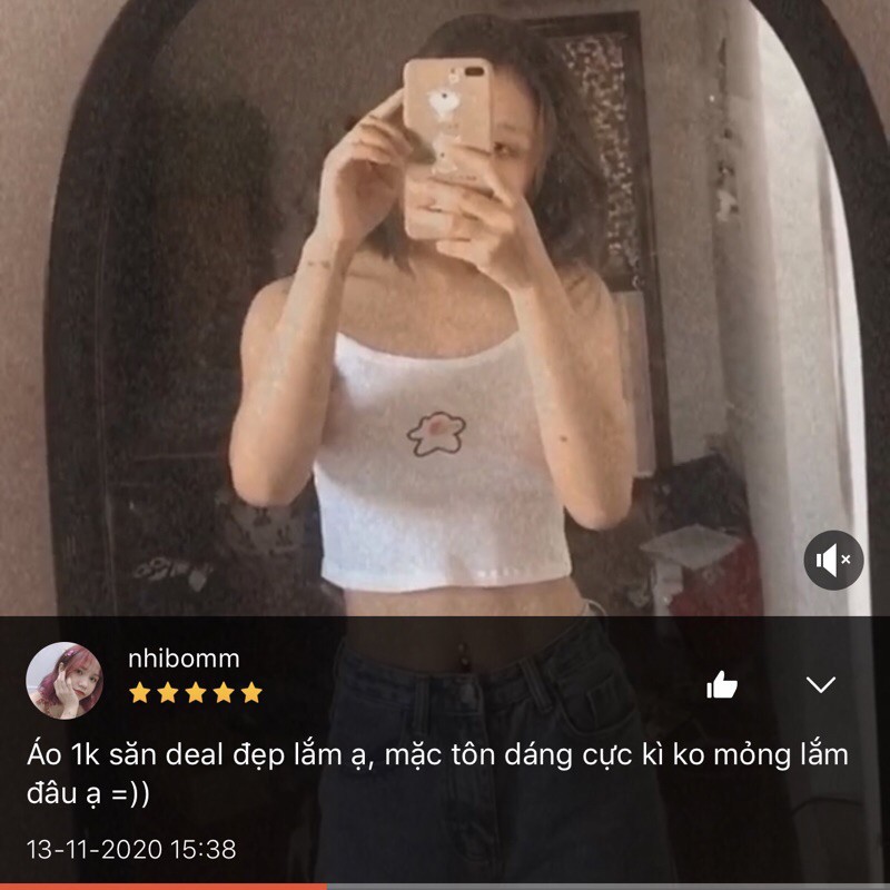 Áo croptop body 2 dây Ulzzang in hình trứng rán, áo croptop dáng body siêu hot hit | BigBuy360 - bigbuy360.vn