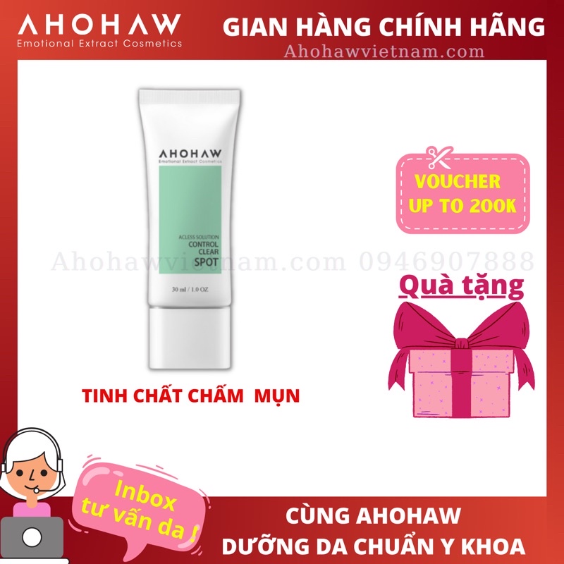 TINH CHẤT CHẤM MỤN AHOHAW