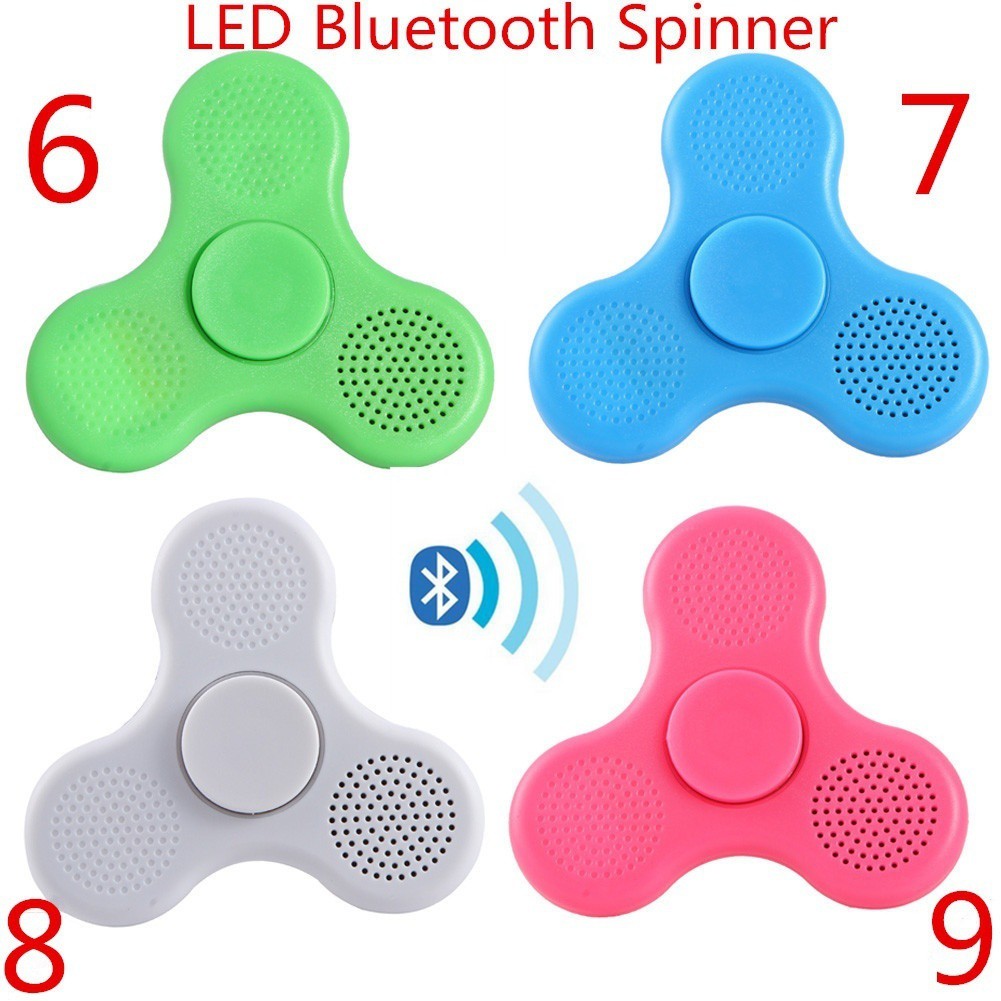 Con quay đồ chơi Fidget Spinner 3 cánh có gắn đèn LED đồ chơi giảm stress hiệu quả