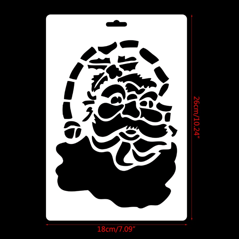 Bộ 4 Khuôn Trang Trí Bánh Kem Họa Tiết Giáng Sinh Bắt Mắt