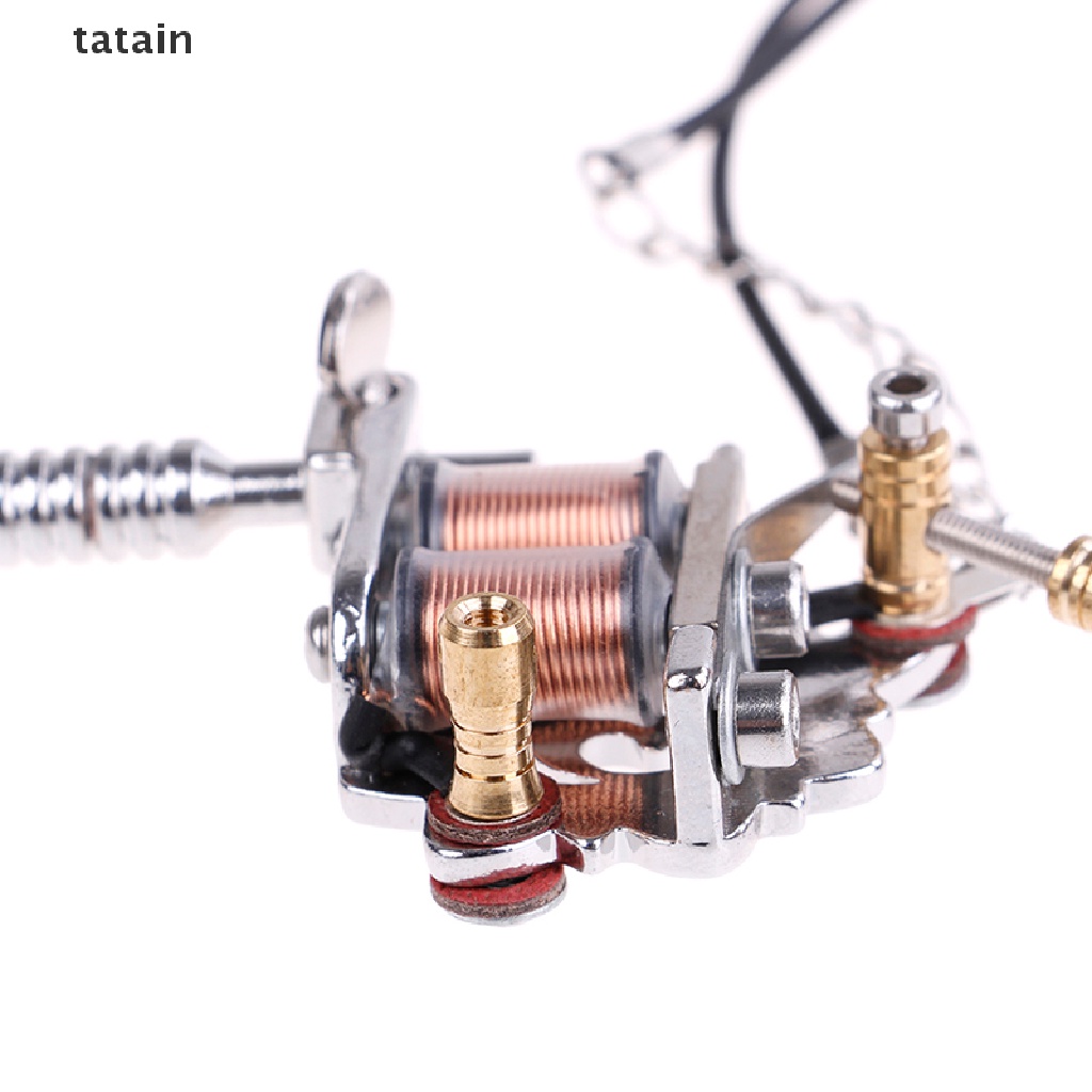 [TAT] 1X Mini Tattoo Machine Tattoo Keychain Key Holder Punk Style As Pendant Ornament CVX