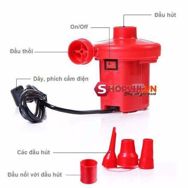 Sẵn hàng Bơm điện mini 2 chiều