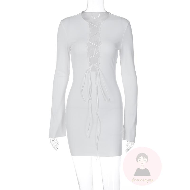 Đầm Dài Tay Màu Sắc Thời Trang Dành Cho Nữ