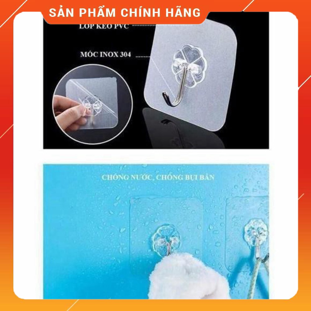 [CAO CẤP] Set 10 chiếc móc dán tường treo đồ chịu lực siêu chắc cho mọi gia đình